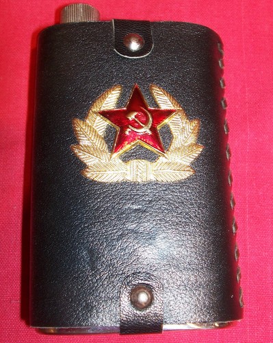 Russian ussr flask liquor - russian,