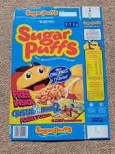Sugar Puffs Cereal Packet Crystal Maze 2 Pocket Puzzles.