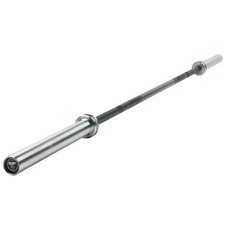 Mirafit 7ft 1500Lb Olympic Barbell 20kg Black & Silver Weight Lifting Bar #595