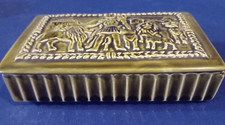 Very rare vintage Arthur Wood ceramic lidded box with a scene of Daniel