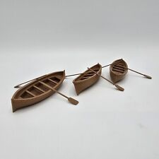 1/43.5 Scale Rowing Boat With Keel And Oars O Gauge