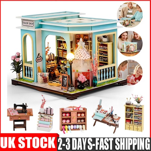 Diy miniature house wooden - diy, 3d