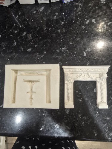 12th scale cherub fireplace - scale,