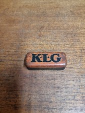 Vintage Klg Spark Plug Tin Can