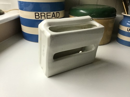 Vintage ceramic toilet - ceramic, roll