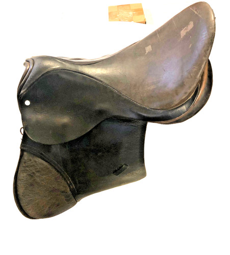 Horse saddle leather spring - horse,