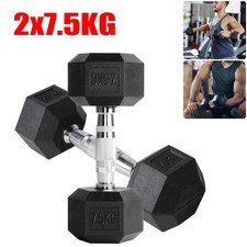 7.5Kg Hex Dumbbells Set 1 Pair