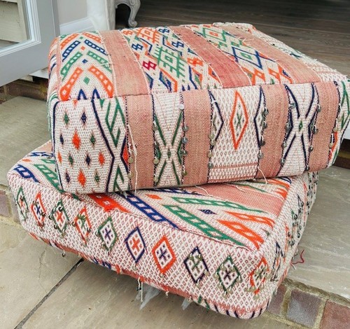 Pair large moroccan - moroccan, kilim