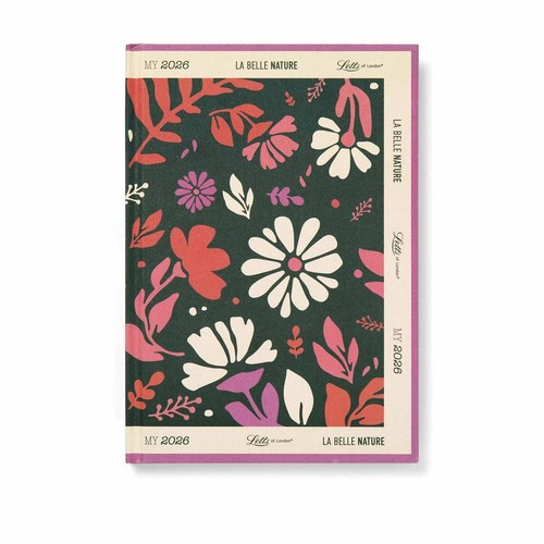Belle nature pink diary - nature, a5