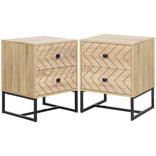 Homcom bedside table unit - table,