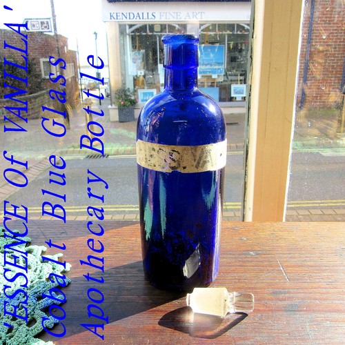 Antique victorian cobalt blue - antique,