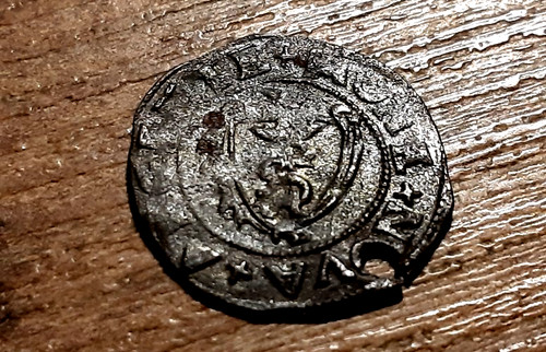 Hammered silver billon - silver,
