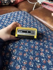 Vintage 1970s yellow plastic