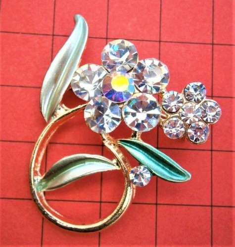 Bt764 gold tone green enamel - bt764*),