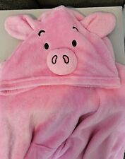 Children's Percy Pig Hooded Blanket Size Small
