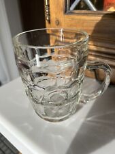 Dimpled Pint Beer Mug Glass Tankard