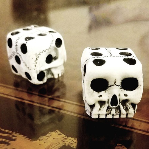 Skull dice sided dices for - skull,