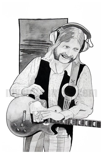 Original skydog art print - original, "skydog"