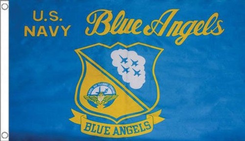 Navy flag 3 blue - 3',