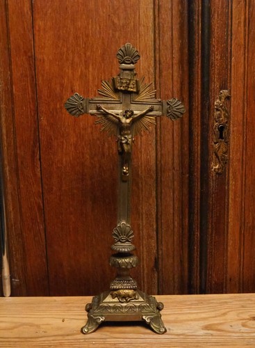 Antique religious brass - , altar
