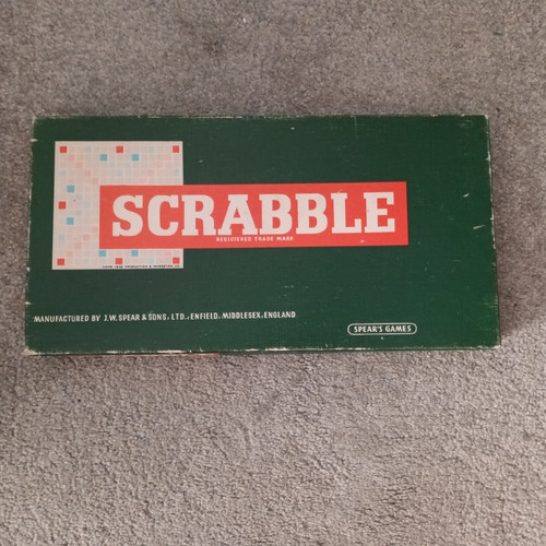 Scrabble board game - scrabble, vintage