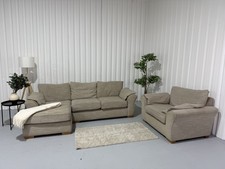 Beige NEXT L Shape Sofa & Armchair DELIVERY AVAILABLE!