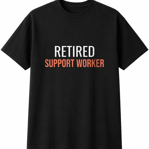 Retired support worker mens - worker,