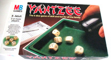 VINTAGE YAHTZEE - MB GAMES (1982) -  COMPLETE