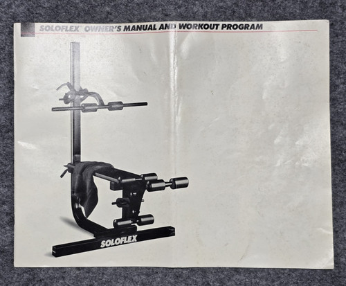 Soloflex full exercise manual - soloflex,