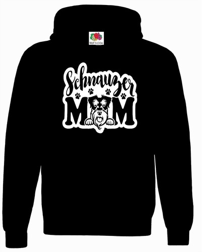 Schnauzer dog hoody mom - schnauzer,