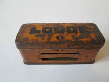 Lodge spark plug tin. KLG