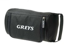 Greys Zipped Robust Black Fly Fishing Reel Case - Holds Up to 4 Reels