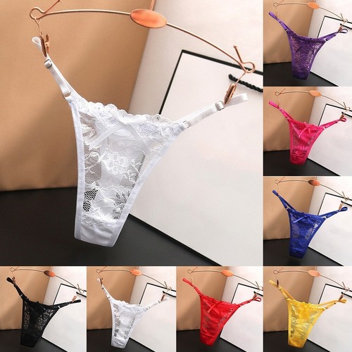 Lace string thongs - lace,