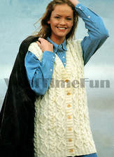Knitting Pattern Womens Long