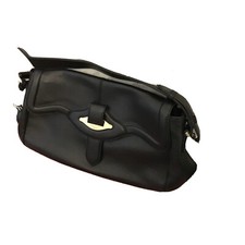 Radley Leather Black Cheadle Metal Dog Leather Bag + Dust bag Pristine