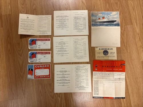 1960 vintage cunard queen - 1960,