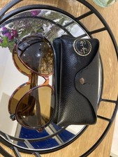 VINTAGE RAY BAN SUNGLASSES CATS MENS 1980s BAUSCH LOMB + CASE