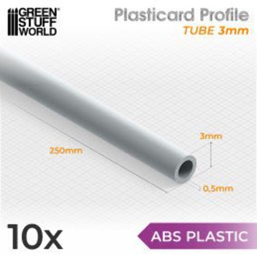 Abs plasticard profile - abs, tube