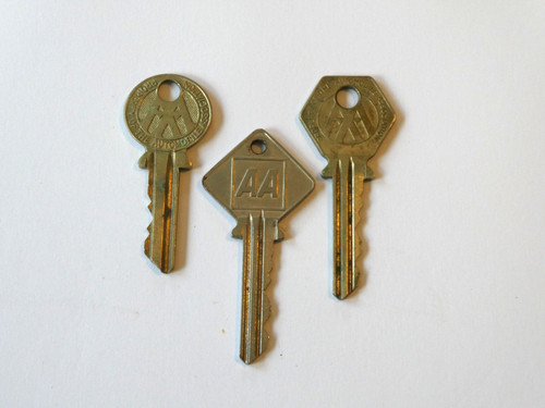 Vintage keys for automobile - vintage,