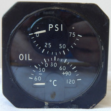 VC10 Aircraft Oil Presuure and