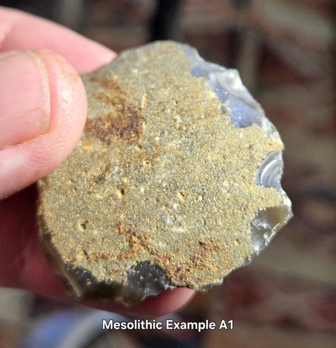 Mesolithic flint tools pair - mesolithic,