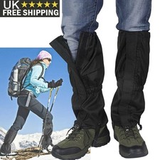 Waterproof Outdoor Gaiters Walking Boot Gater Camping Hiking Leg Leggings Sports