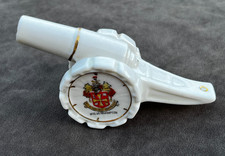 Antique WW1 Crested China Cannon - Arms of Wolverhampton - Shelley China 331 (C)