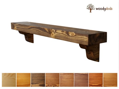 Solid pine beam mantle - mantle, piece