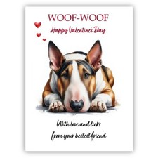 Bull Terrier Dog Valentines