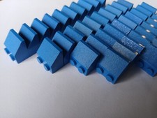 Vintage Lego Roof Tiles Blue