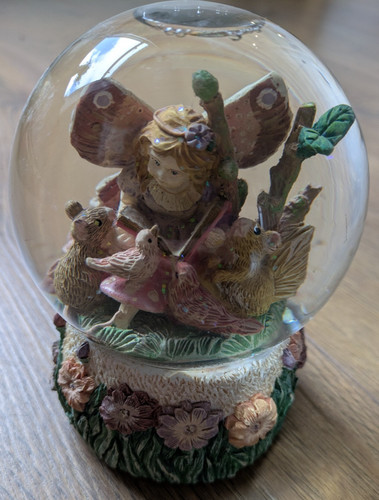 Vintage musical fairy snow - fairy,