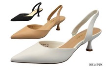 Womens Slingback Low Kitten