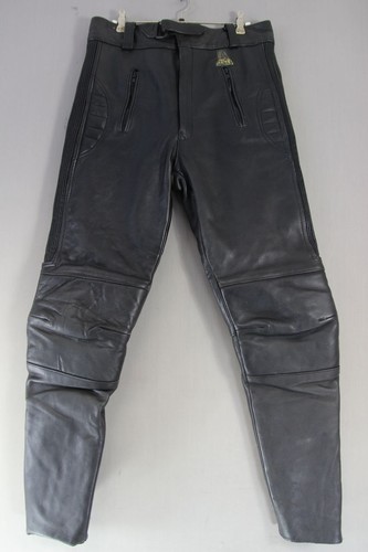 Akito black leather biker - black,