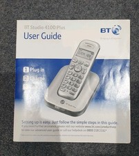 BT PHONE INSTRUCTION MANUAL USER GUIDE Studio 4100 plus
